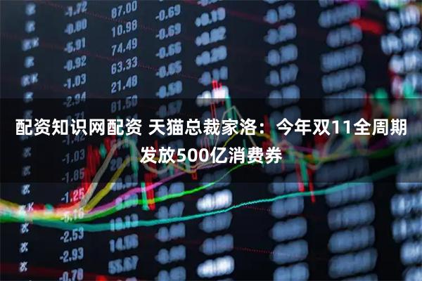 配资知识网配资 天猫总裁家洛：今年双11全周期发放500亿消费券